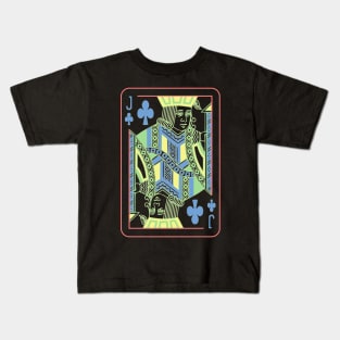 Jack of Clubs Night Mode Kids T-Shirt